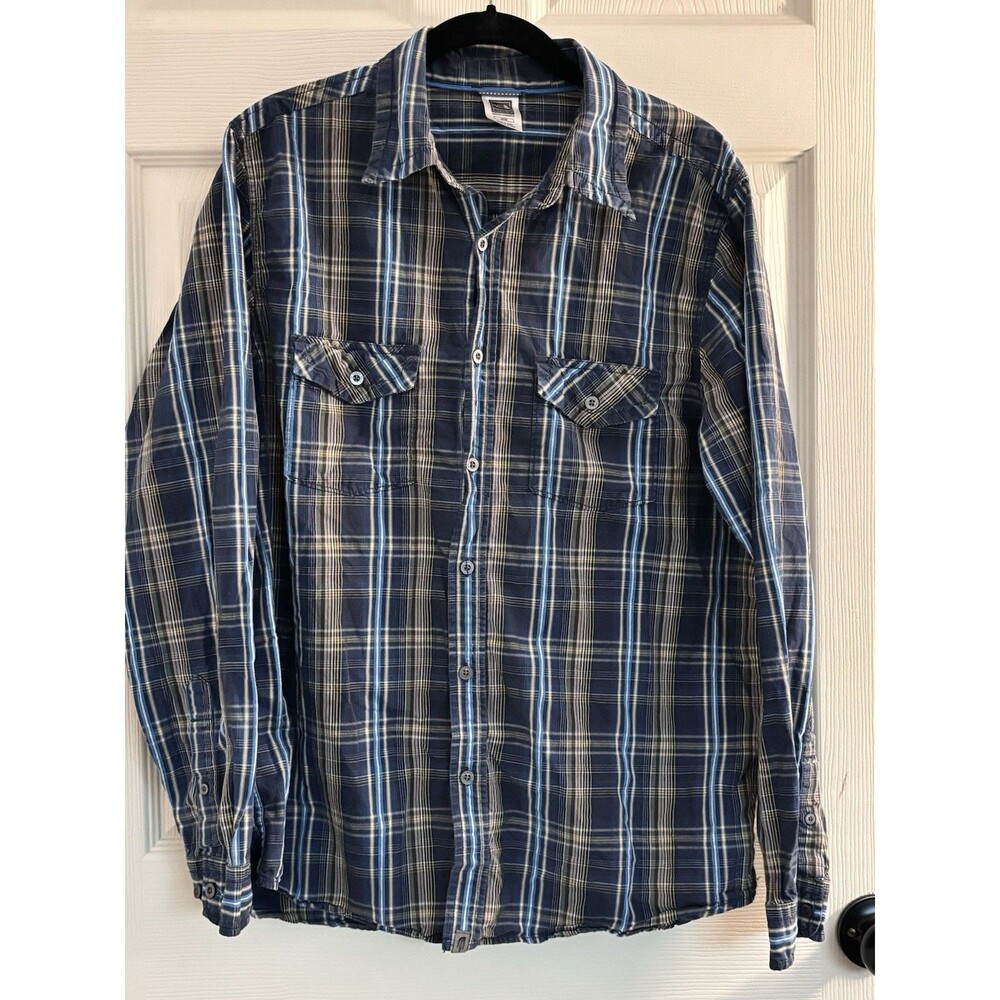 The North Face 4s Series Plaid Button Up Men’s Shirt Medium Long Sleeve Outdoors